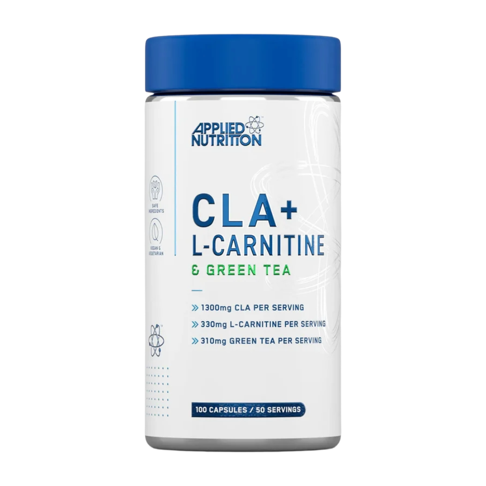 Applied Nutrition, Cla + L-Carnitine & Green Tea, 100 Capsules, 50 Servings