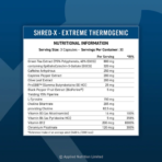 Applied Nutrition, Shred X Extreme Thermogenic, 90 Capsules, 30 Servings