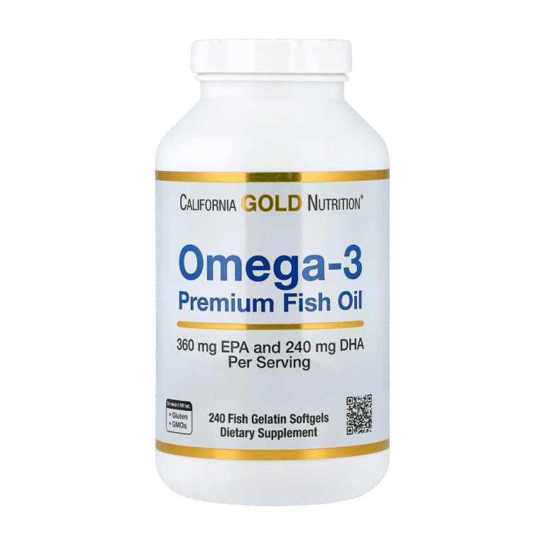 California Gold Nutrition, Omega-3, 240 Softgels, 120 Servings