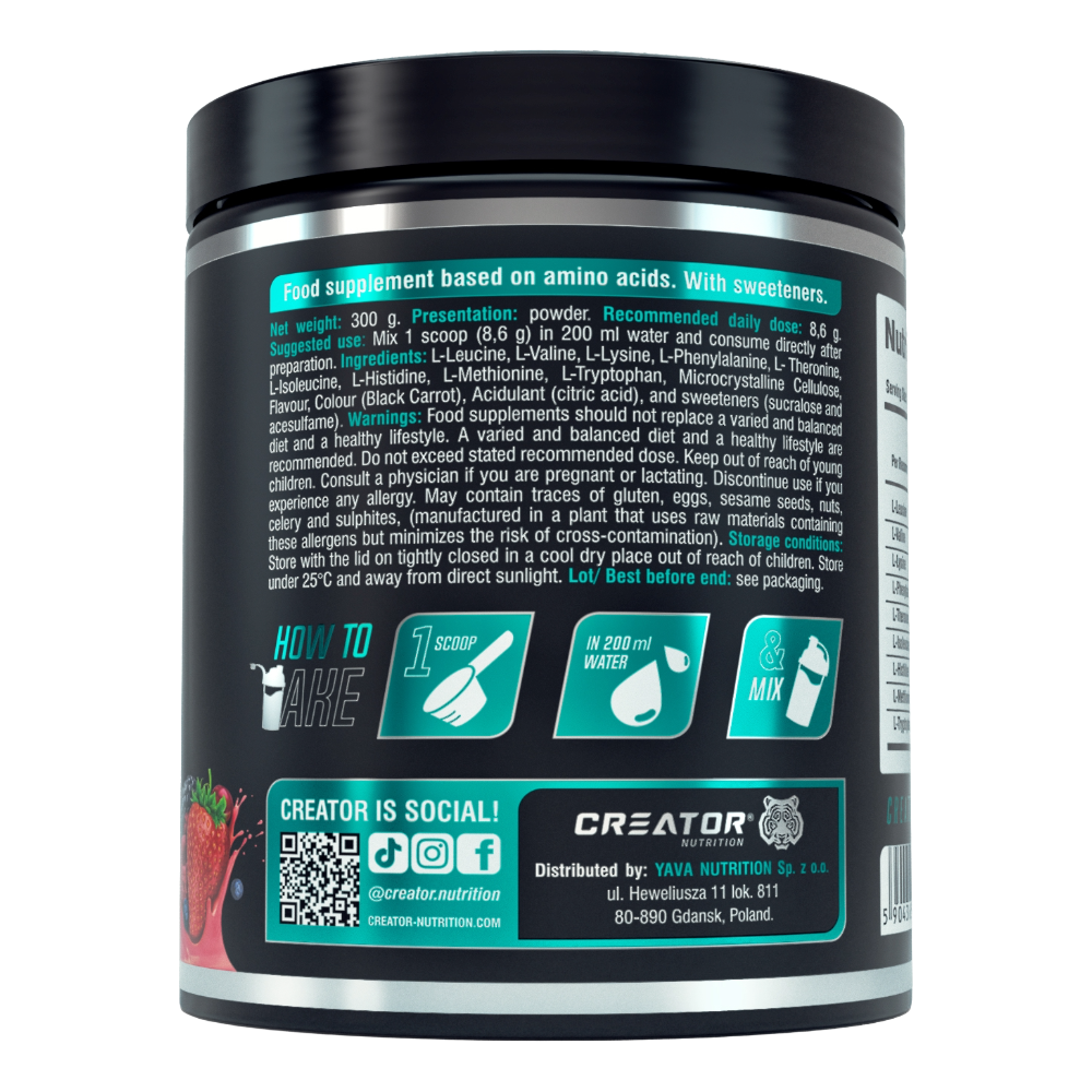 Creator Nutrition, Amino EAA, 300g, 34 Servings