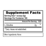 EVL, L-Citrulline 2000, Unflavored, 200g, 100 Servings