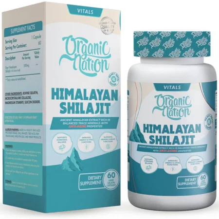 Organic Nation Himalayan Shilajit 60Capsules 60Serv