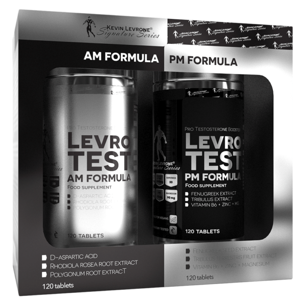 Kevin Levrone, LevroTest AM PM Formula, 2x120 Capsules, 24 Servings