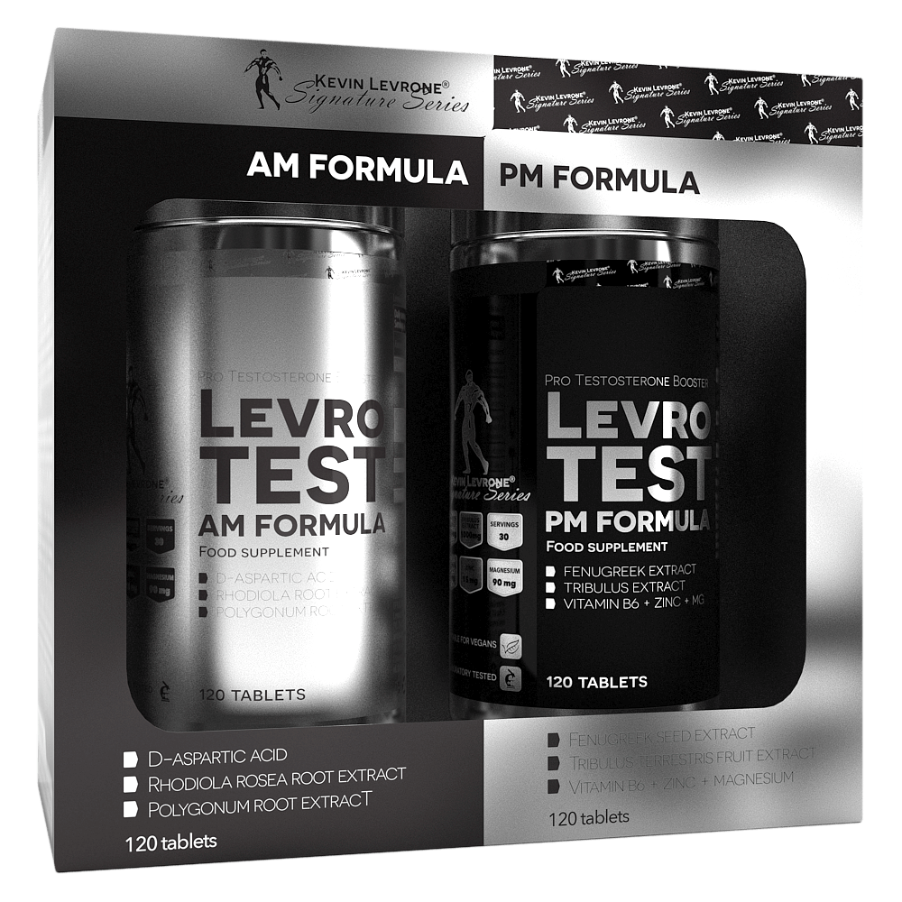 Kevin Levrone, LevroTest AM PM Formula, 2x120 Capsules, 24 Servings