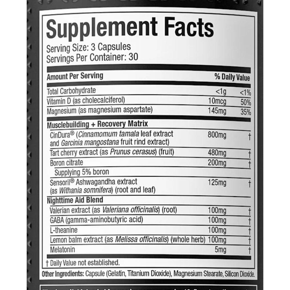 MuscleTech, Muscle Builder PM, 90 Capsules, 30 Servings