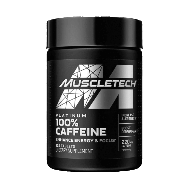 MuscleTech, Platinum 100% CAFFEINE, 125 Tablets, 125 Servings