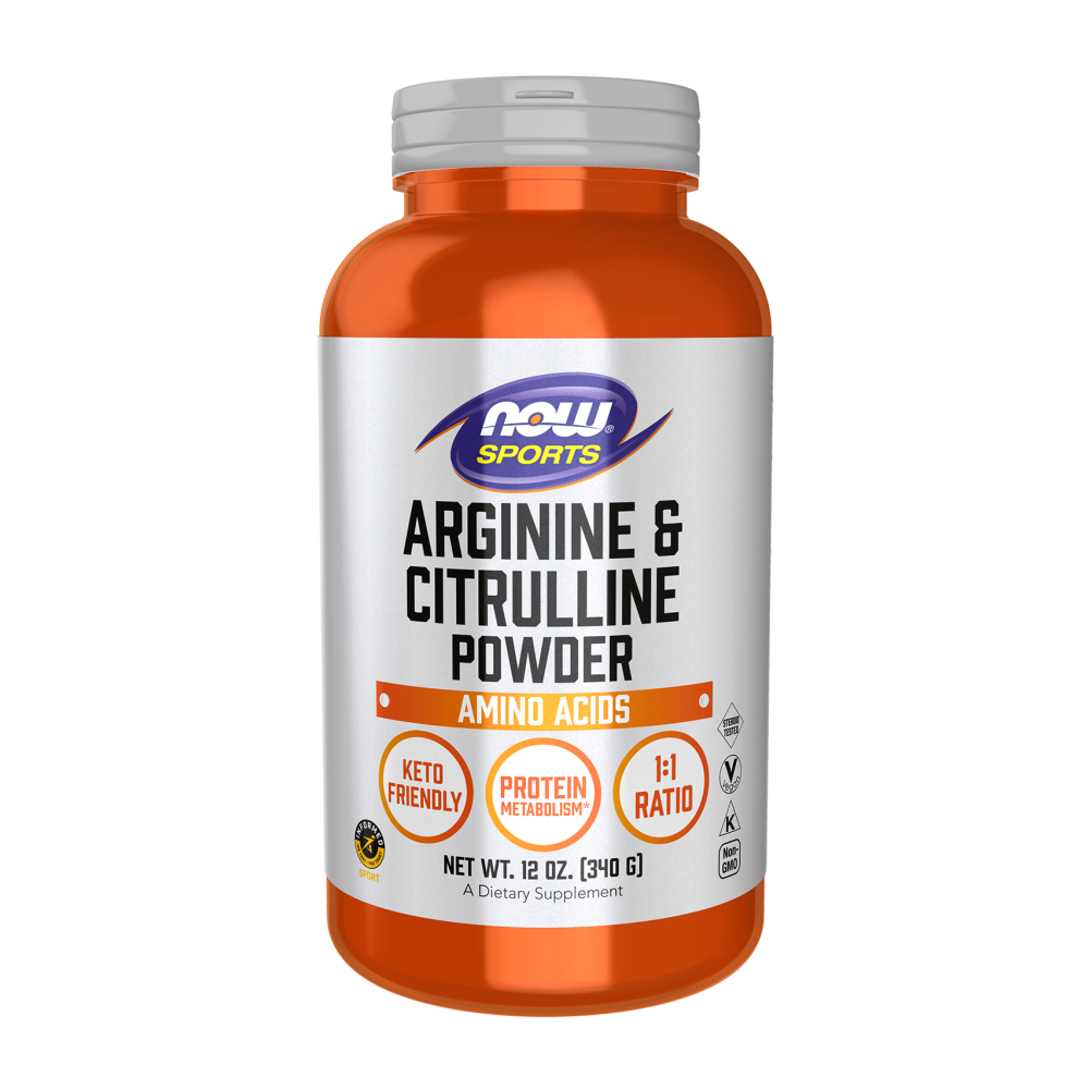 Now Foods, Arginine & Citrulline, 340g, 113 Servings