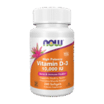 Now Foods, Vitamin D-3, 10,000 IU, 240 Softgels