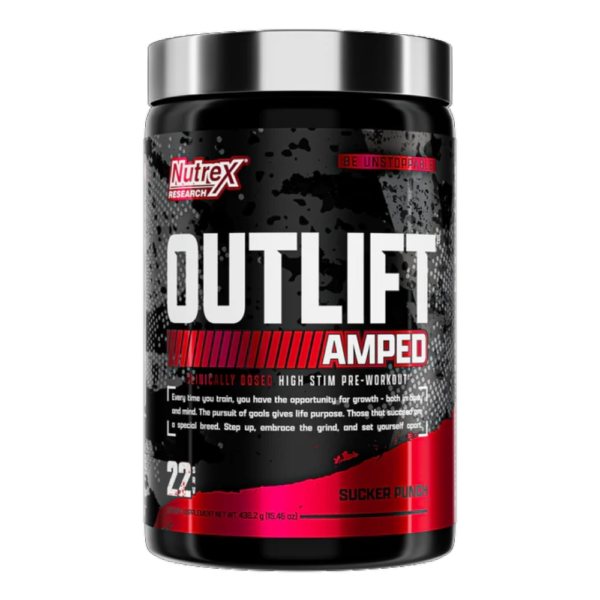 Nutrex Research, OUTLIFT Amped, 450g, 22 Servings