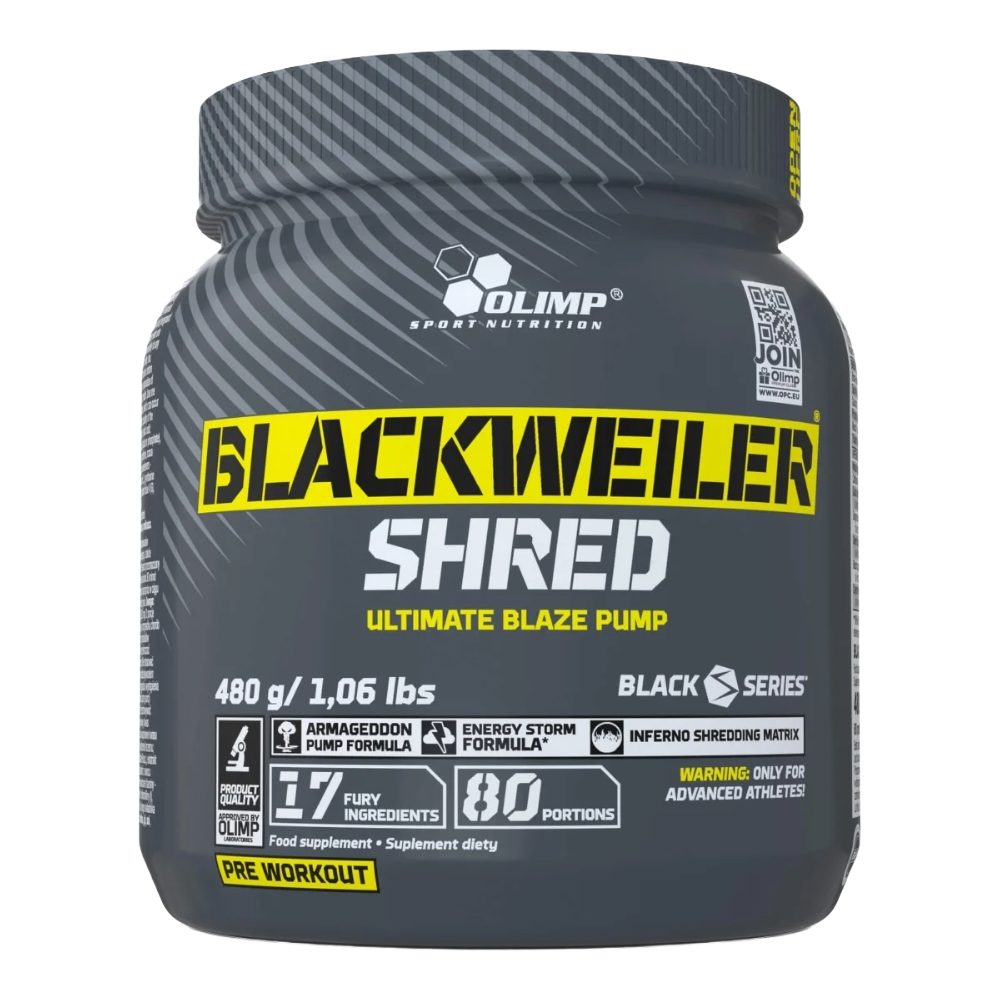 Olimp, Blackweiler Shred, 480g, 80 Servings