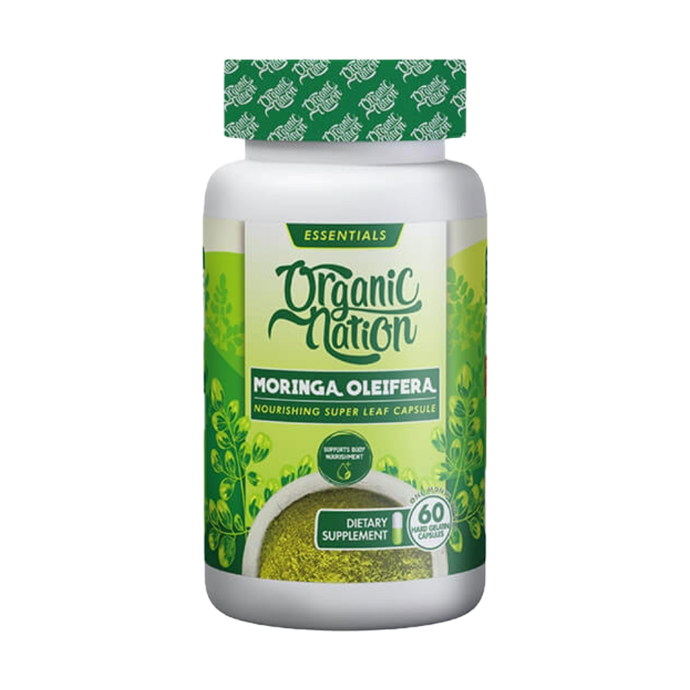 Organic Nation, Moringa Oleifera, 60 Capsules, 60 Servings