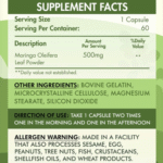 Organic Nation, Moringa Oleifera, 60 Capsules, 60 Servings
