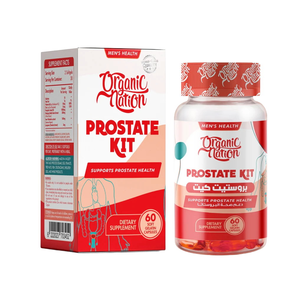 Organic Nation, Prostate Kit, 60 Capsules, 30 Servings