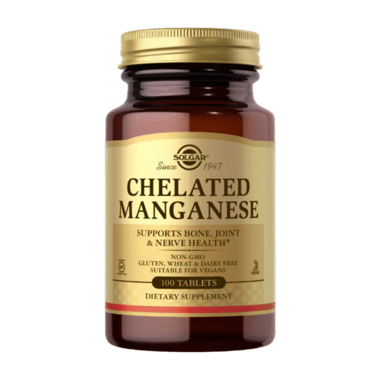 Solgar, Chelated Manganese, 100 Tablets, 100 Servings