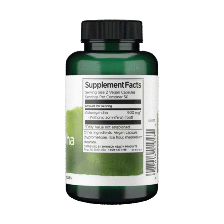 Swanson Vitamins, Ashwagandha, 100 Capsules, 50 Servings