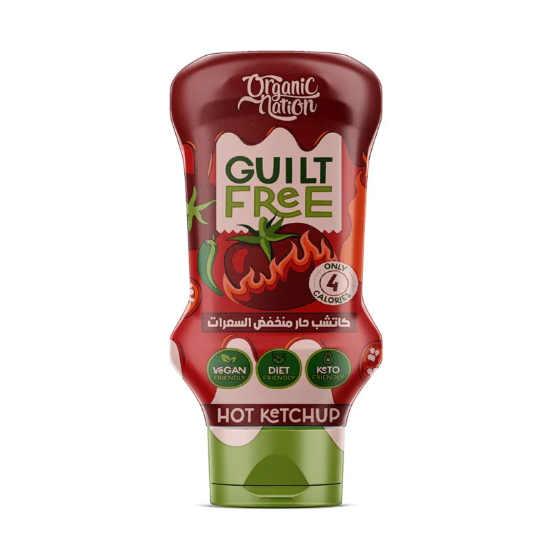 Organic Nation Guilt Free Hot Ketchup Zero Added Sugar-350Ml