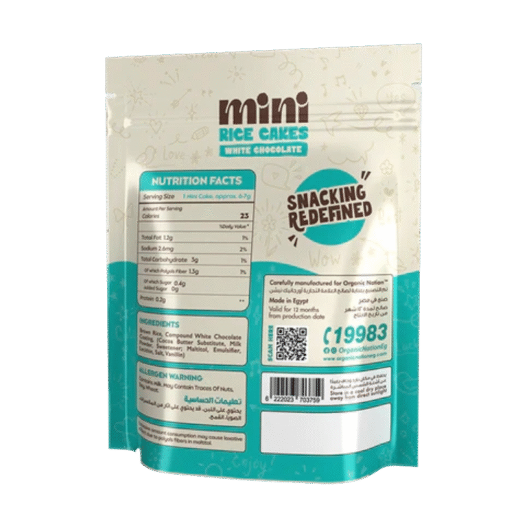 Organic Nation, Mini Rice cakes coated, 40GM