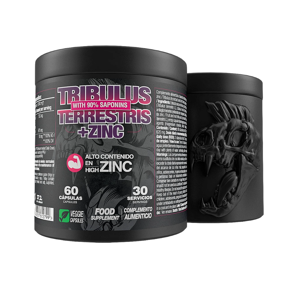 Zoomad Labs, TRIBULUS TERRESTRIS + Zinc, 60 Capsules, 30 Servings