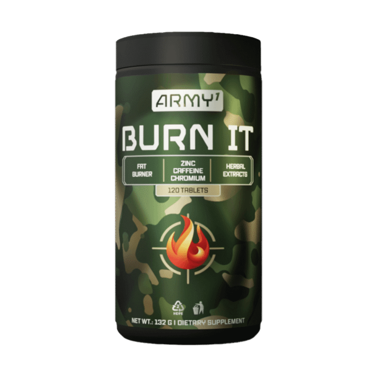 ARMY 1, BURN IT, 120 Tablets, 120 Servings
