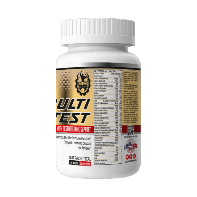 Dexter jackson, Multi+Test, 60 Tablets, 30 Servings