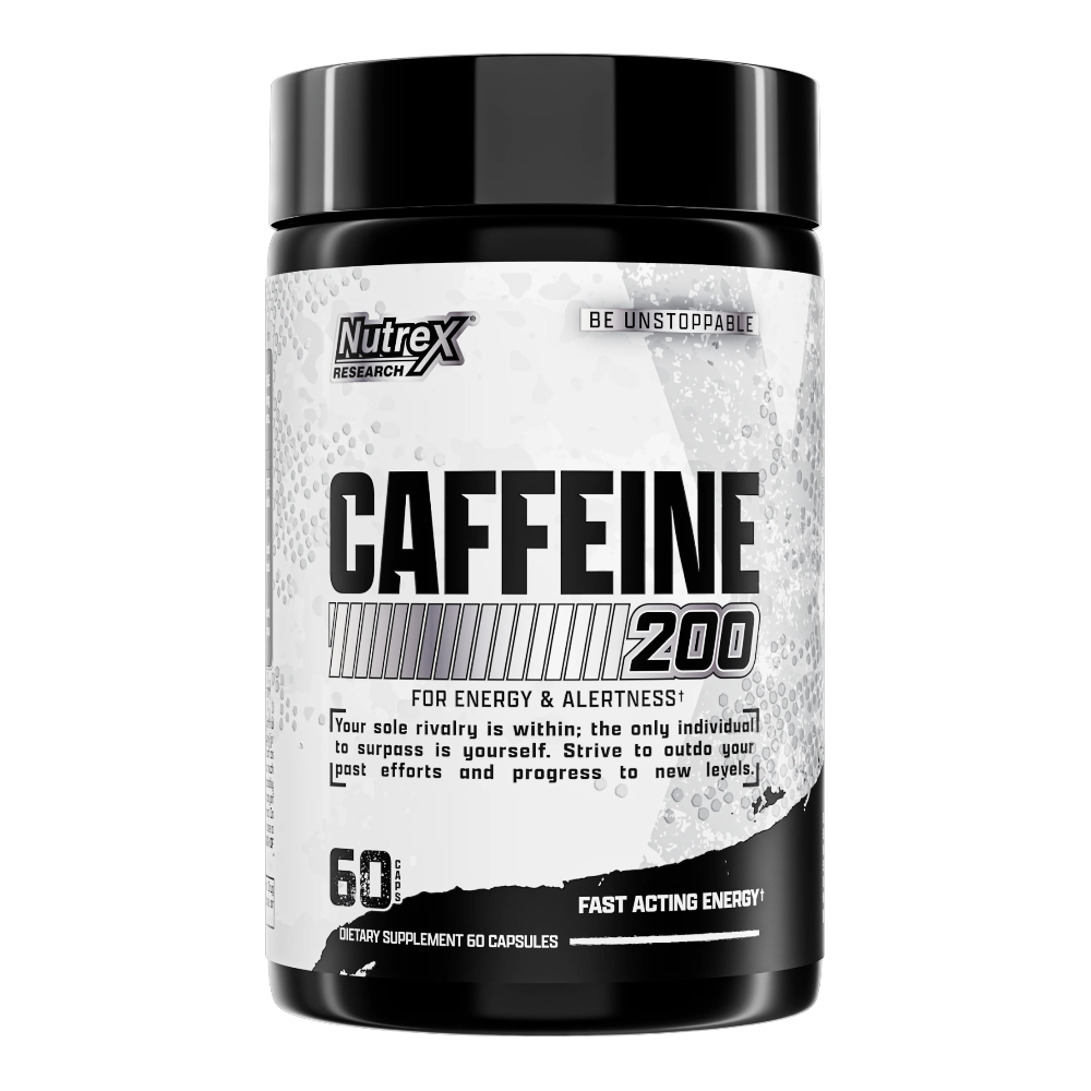 Nutrex Research, Caffeine 200, 200 mg, 60 Capsules