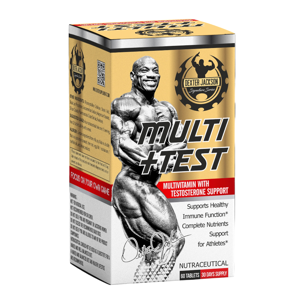 Dexter jackson Multi+Test 60 Tablets, 30 Servings
