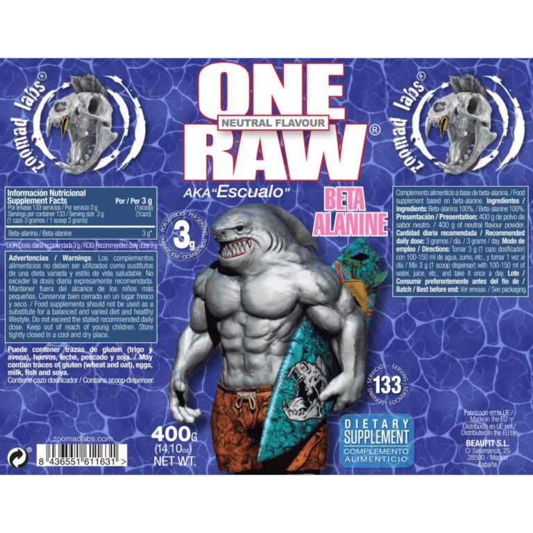 Zoomad Labs, ONE RAW Beta Alanine, 400G, 133 Servings