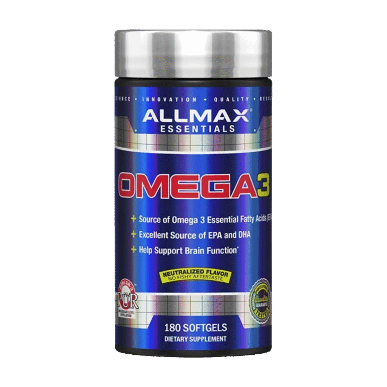 ALLMAX Essentials, Omega 3, 180 Softgels, 180 Servings