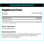 Farah Secret, CREATINE SECRET, 300g, 60 Servings
