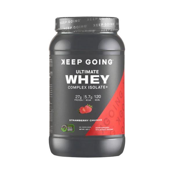 Keep Going, Ultimate Whey Complex Isolate+, 1kg, 30 Servings