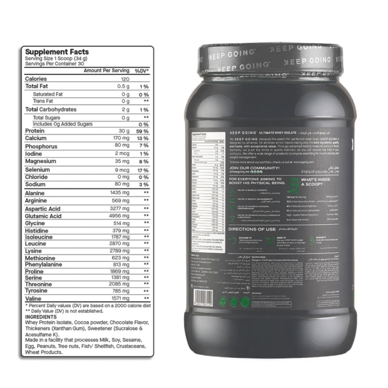 Keep Going, Ultimate Whey Isolate, 1kg, 30 Servings