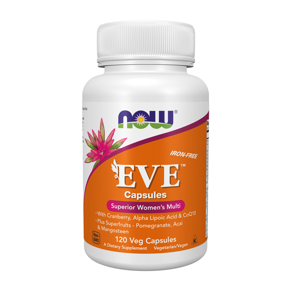 Now Foods, Eve™ Women's Multiple Vitamin, 120 Veg Capsules, 30 Servings Now Foods, Eve™ Women's Multiple Vitamin, 120 Veg Capsules, 30 Servings