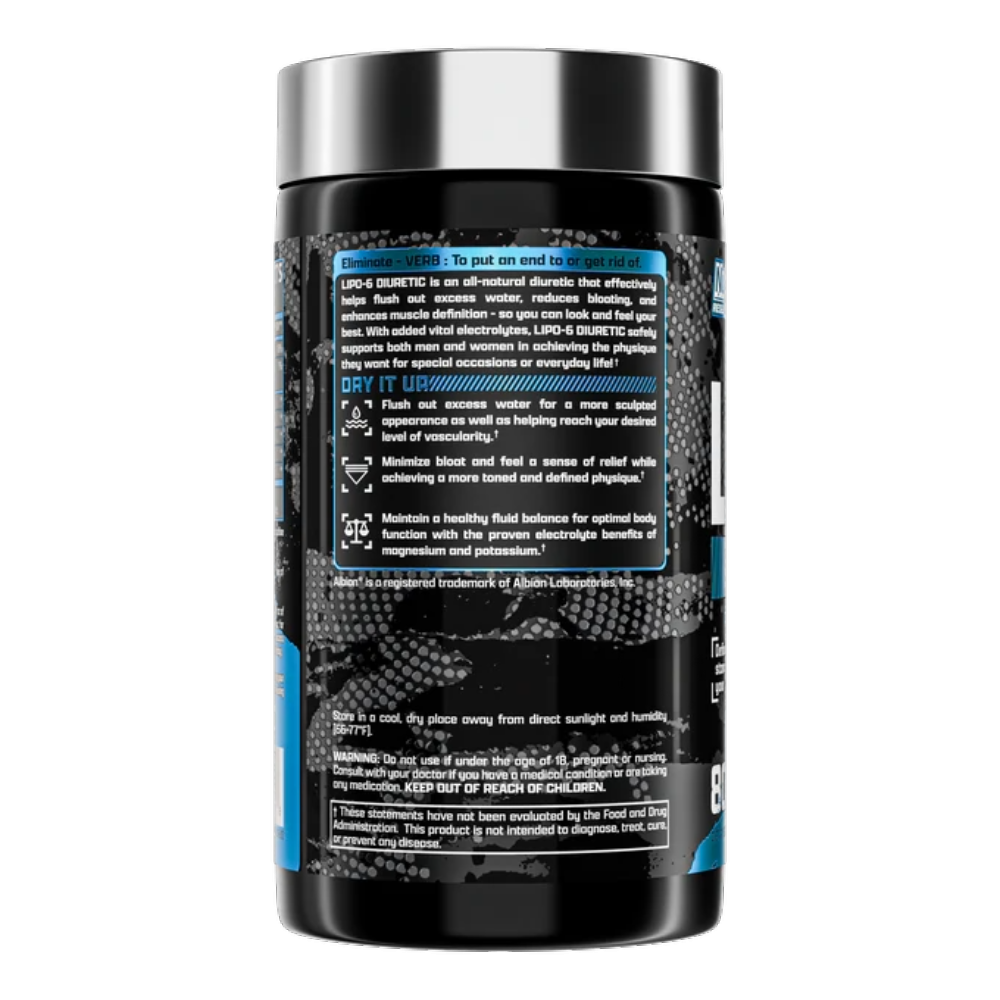 Nutrex Research, LIPO-6 Diuretic, 80 Capsules, 20 Servings