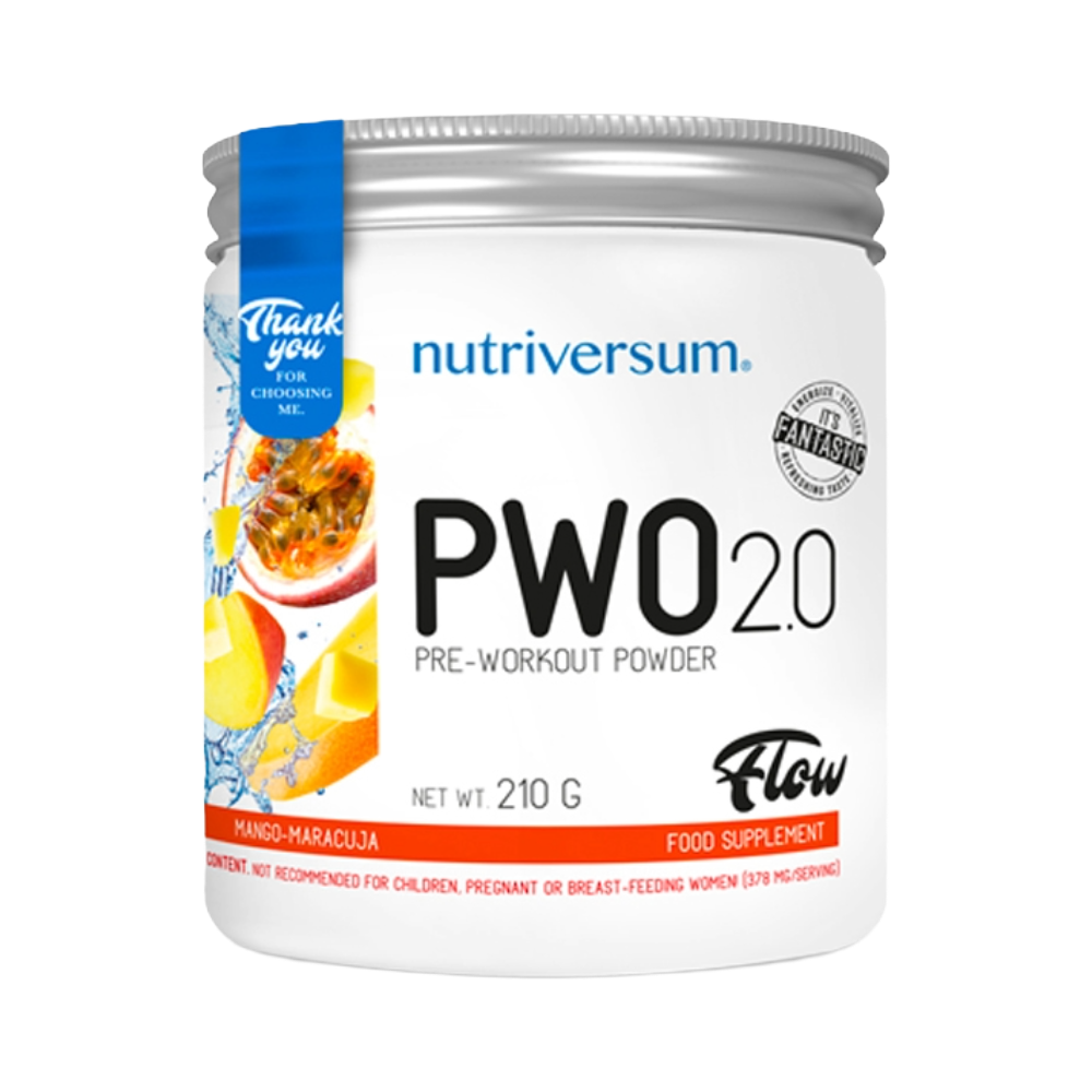 Nutriversum, PWO 2.0, 210g, 30 Servings