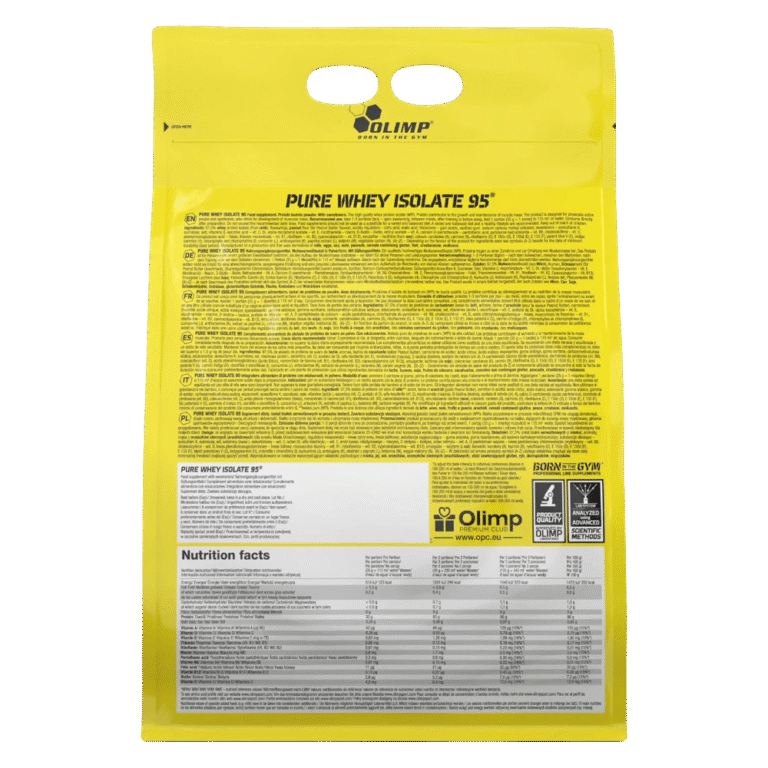 Olimp, Pure Whey Isolate 95, 1.8kg, 51 Servings