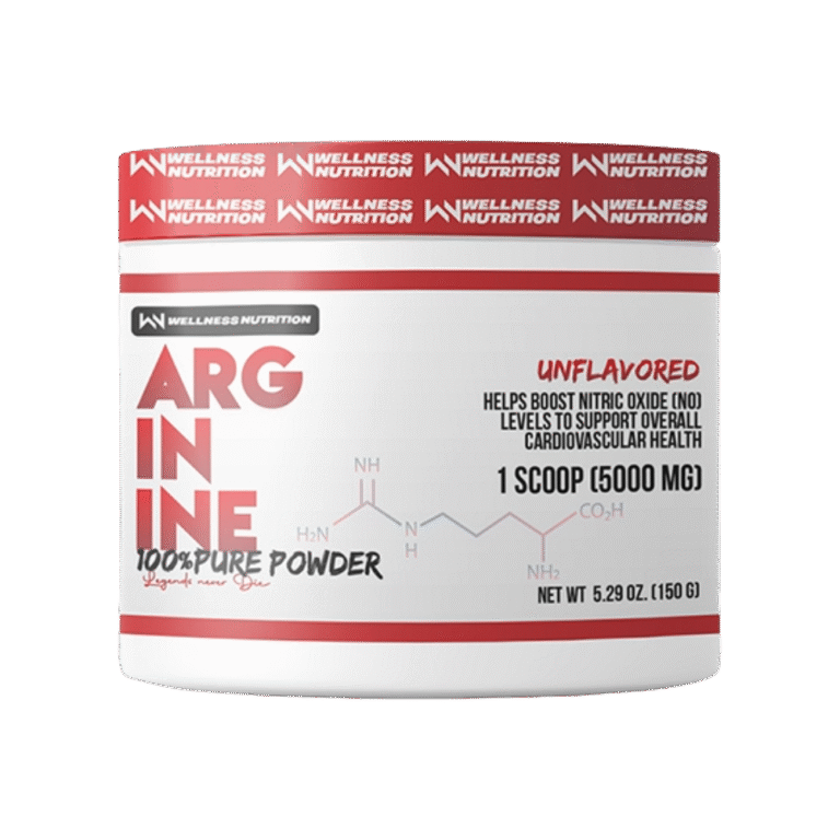 Wellness Nutrition, Arginine, Unflavored, 150g, 30 Servings
