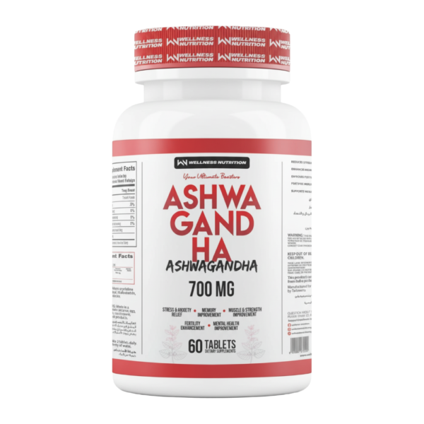Wellness Nutrition, Ashwagandha, 700mg, 60 Tablets, 30 Servings