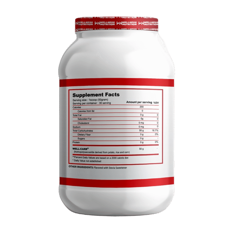 Wellness Nutrition, Well-Carb, 1.5kg, 30 Servings