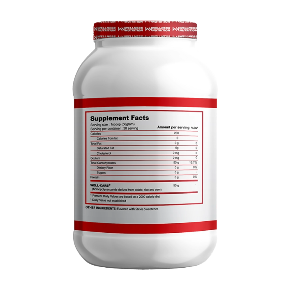 Wellness Nutrition, Well-Carb, 1.5kg, 30 Servings