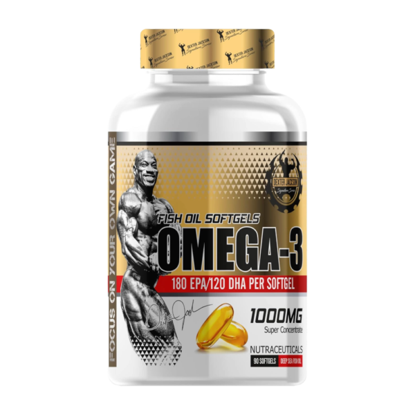 Dexter Jackson, Omega-3 Fish Oil 1OOO mg, 90 Softgels, 90 Serving