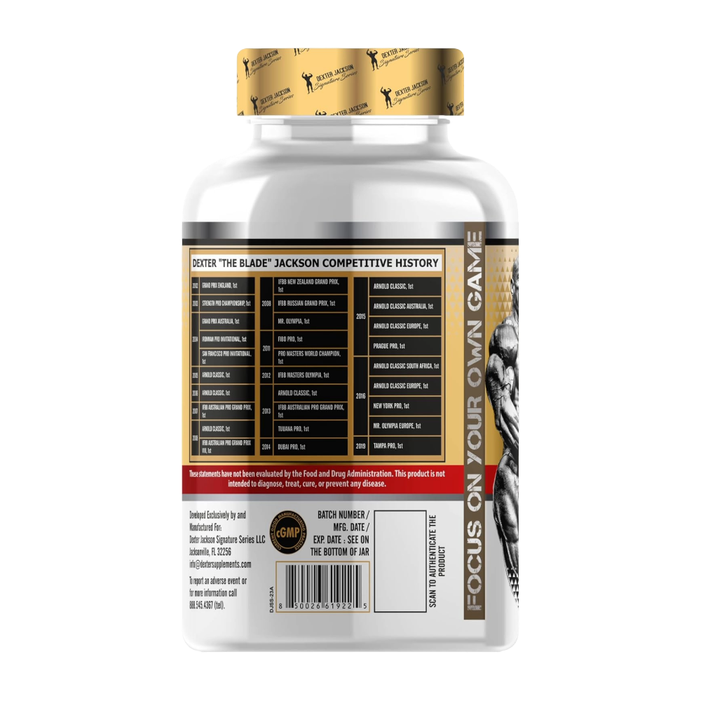 Dexter Jackson, Omega-3 Fish Oil 1OOO mg, 90 Softgels, 90 Serving