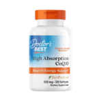 Doctor's Best, High Absorption CoQ10 with BioPerine, 100 mg, 120 Softgels, 120 Servings