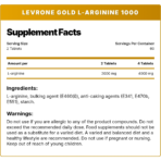 Kevin Levrone, Gold L-Arginine 1000, 120 Tablets, 60 Servings