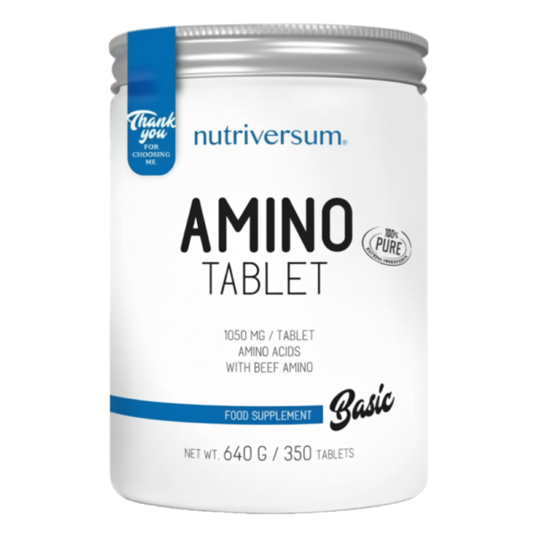Nutriversum, amino tablet, 640g, 350 tablets, 116 Servings