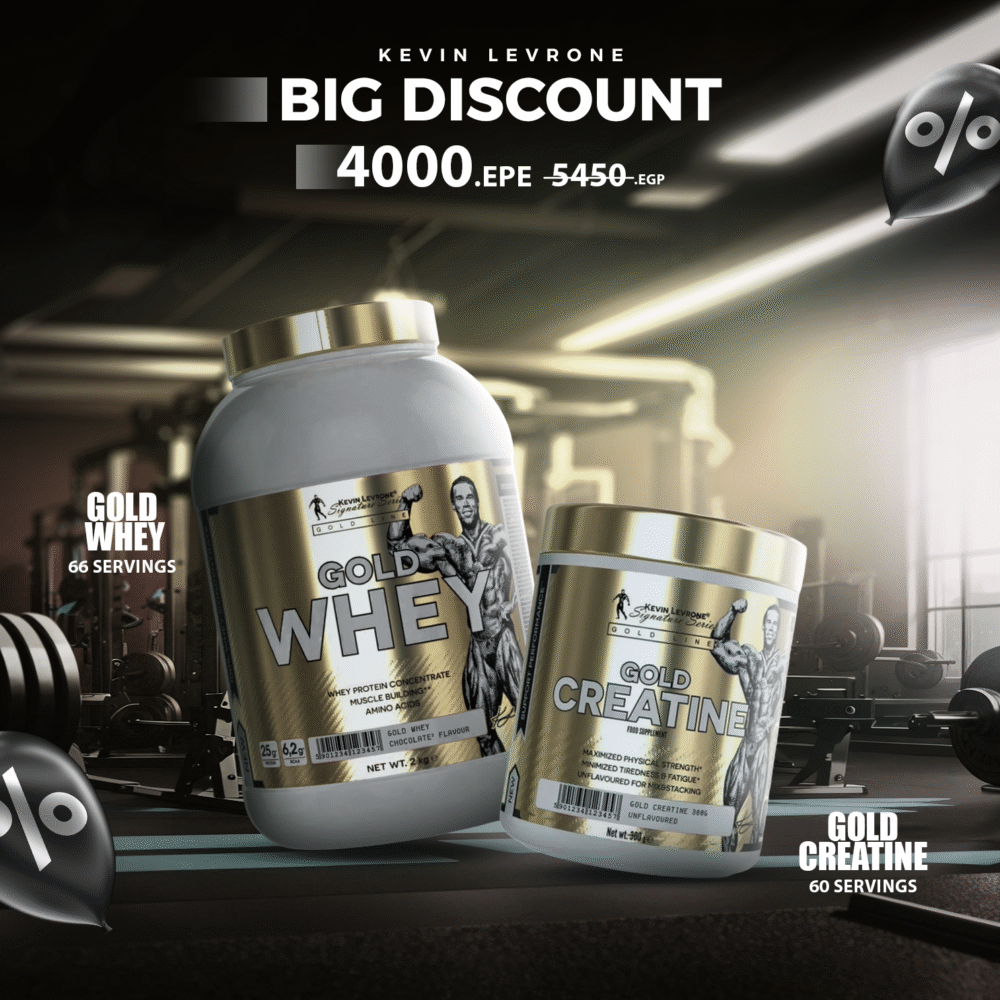Bundle ( Gold Whey 2Kg 66 Servings + Gold Creatine 300G 60 Servings )