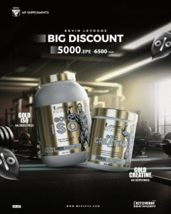 Kevin Levrone Gold Isolate Bundle Protein and Creatine Egypt
