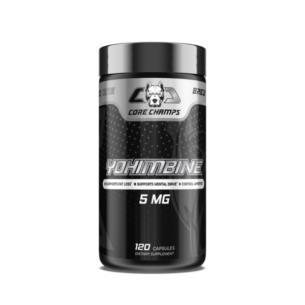 Core Champs, YOHIMBINE HCL, 5mg, 120 Capsules, 120 Servings
