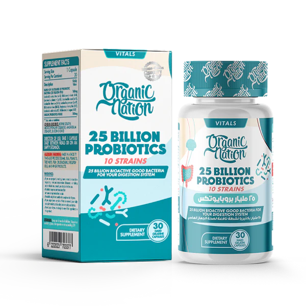 25 Billion Probiotics,30Serv,30 Capsules