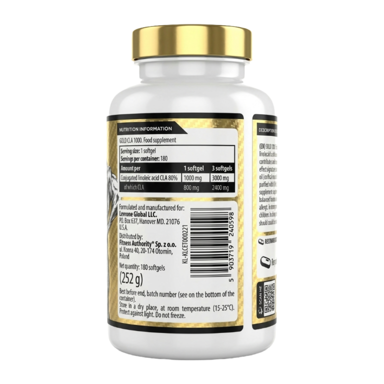 Kevin Levrone, Gold CLA 1000mg, 180 Softgels, 180 Servings