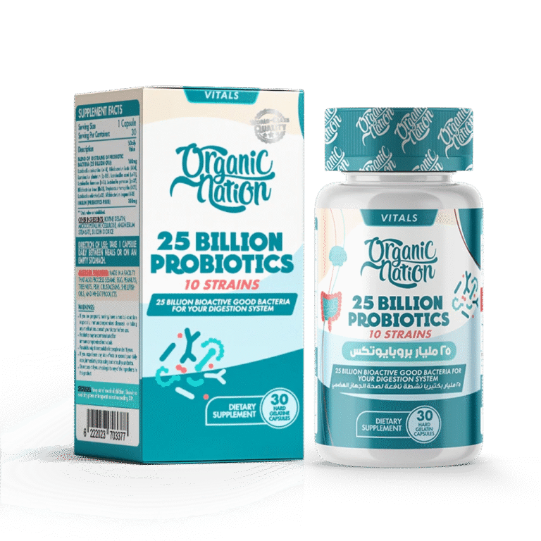 Organic Nation, 25 Billion Probiotics, 30 Capsules, 30 Servings